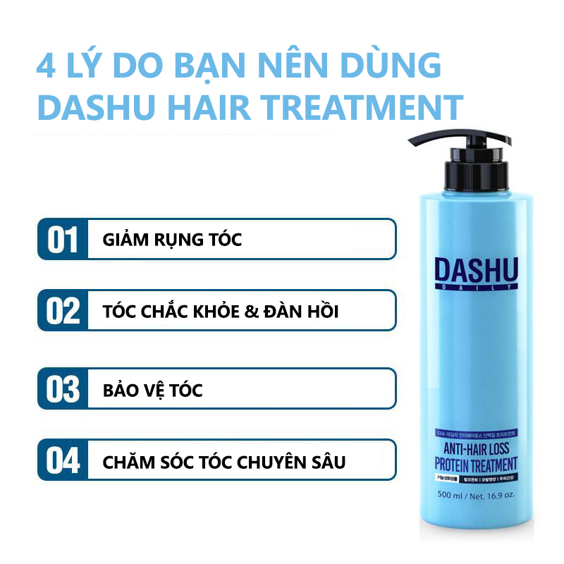 4 lý do nên lựa chọn dầu xả Dashu Hair Treatment.
