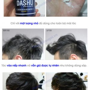 Cách sử dụng sáp vuốt tóc dashu