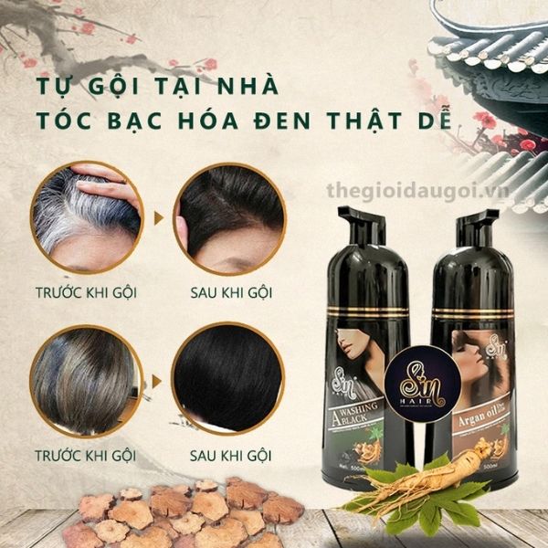 Dầu gội nhân sâm Sin Hair