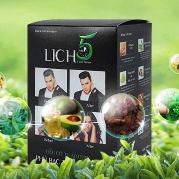 Dầu gội phủ bạc Lich5