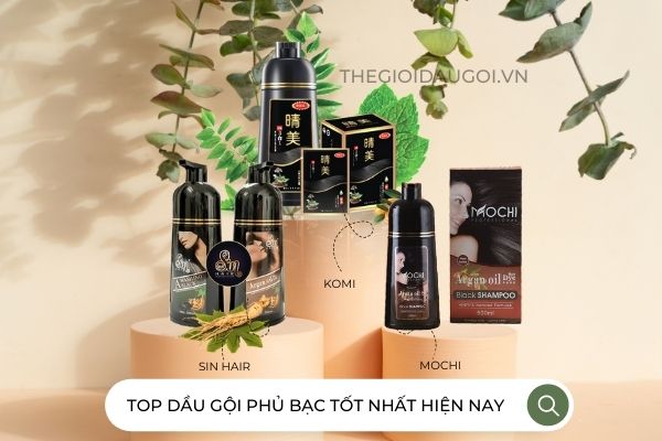 TOP dầu gội phủ bạc tốt nhất hiện nay