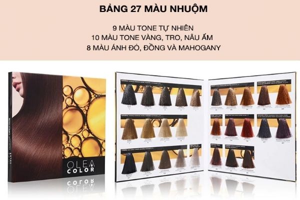 Thuốc nhuộm đen tóc Olea Color